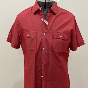 Express Short Sleeve Red Shirt